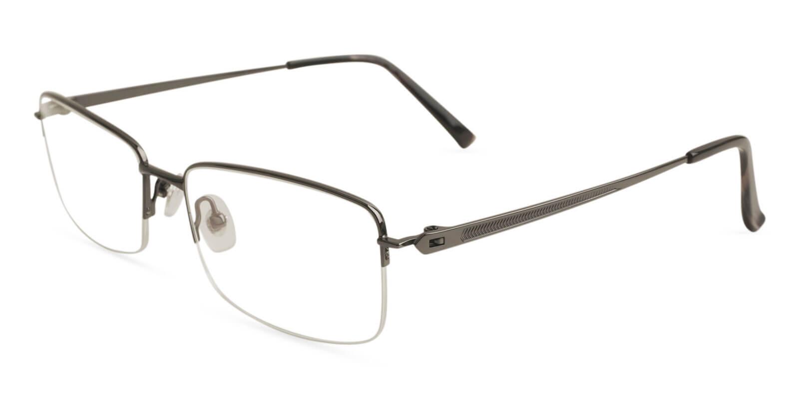 Angelo Gray Titanium Glasses Side