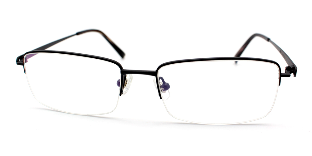Angelo Black Titanium Glasses Side