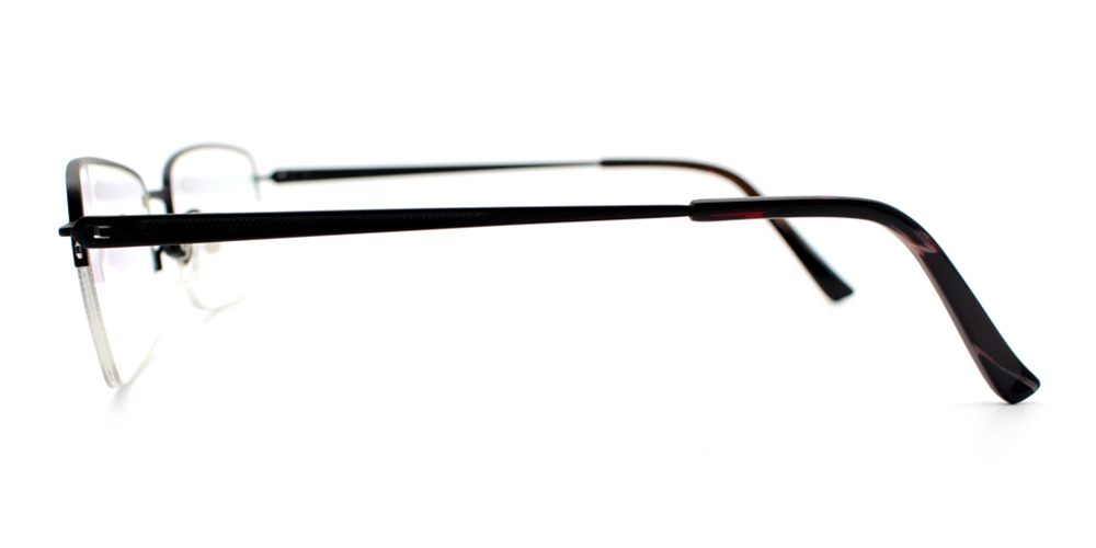 Angelo Black Titanium Glasses Leg
