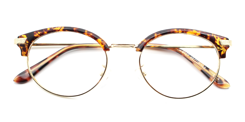 Eli Gold & Tortoise Prescription Glasses Front