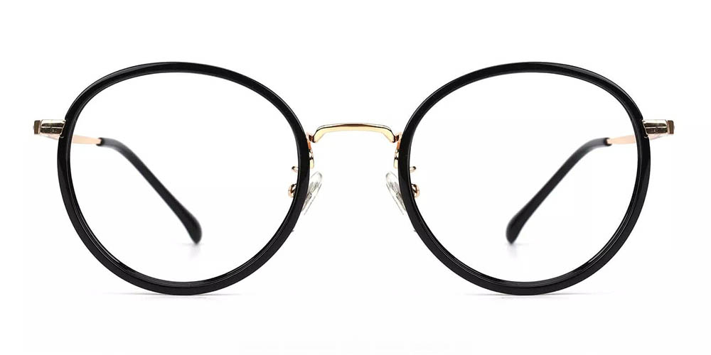 Lamont Black Prescription Glasses Face