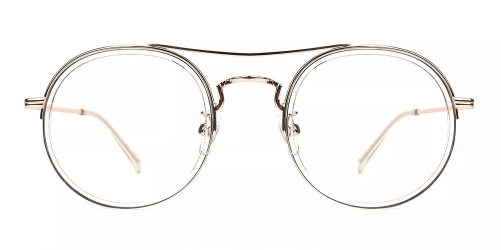 Lancaster Clear Prescription Glasses Face