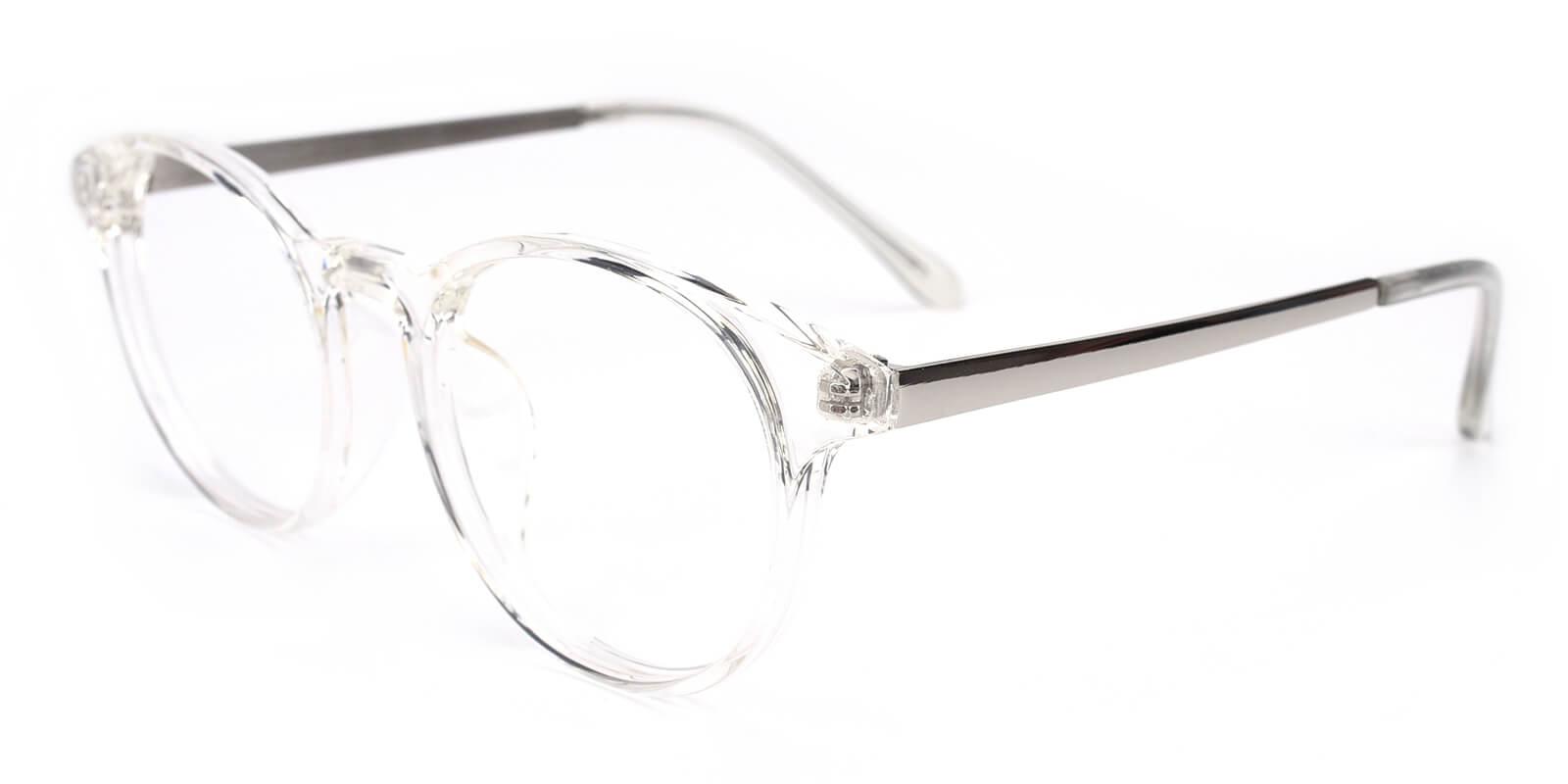 Kiara Clear Prescription Glasses Side