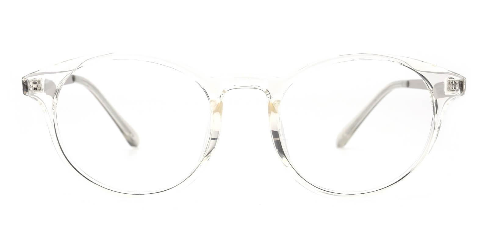 Kiara Clear Prescription Glasses Face