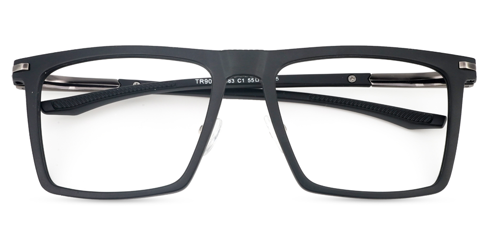 Bridgeport Black Prescription Glasses Front