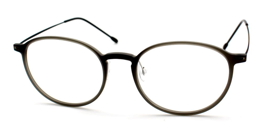 Rania Gray Prescription Glasses Side