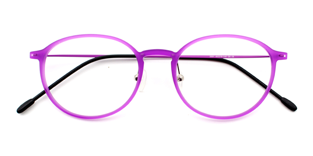 Rania Pink Prescription Glasses Front