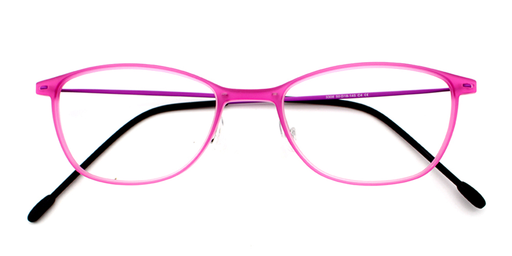 Melody Pink Prescription Glasses Front