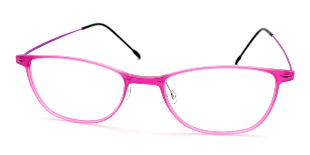 Melody Pink Prescription Glasses Side