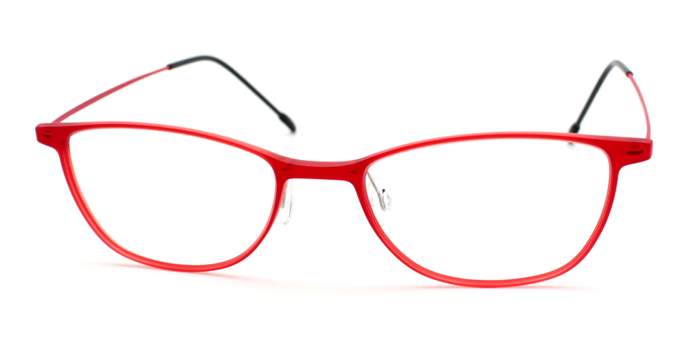 Melody Red Prescription Glasses Side