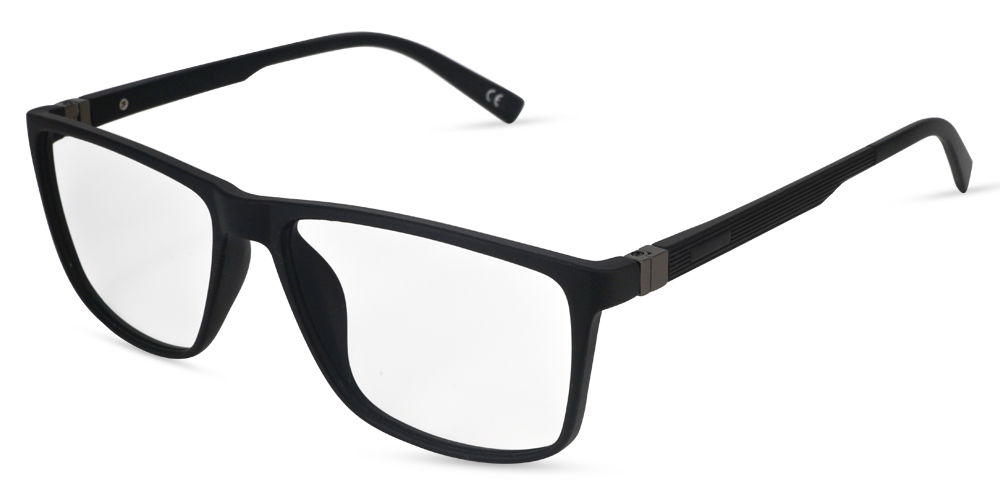 Waco Black Prescription Glasses Side