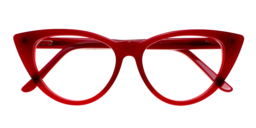 Catalina Red Prescription Glasses