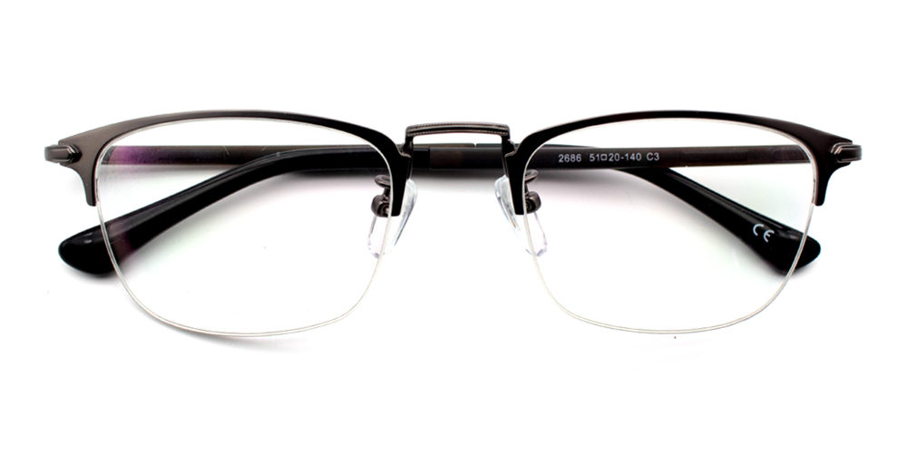 Paolo Gray Prescription Glasses